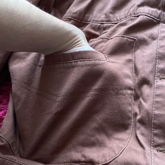 Brown faux denim retro jacket - Picture 9 of 12